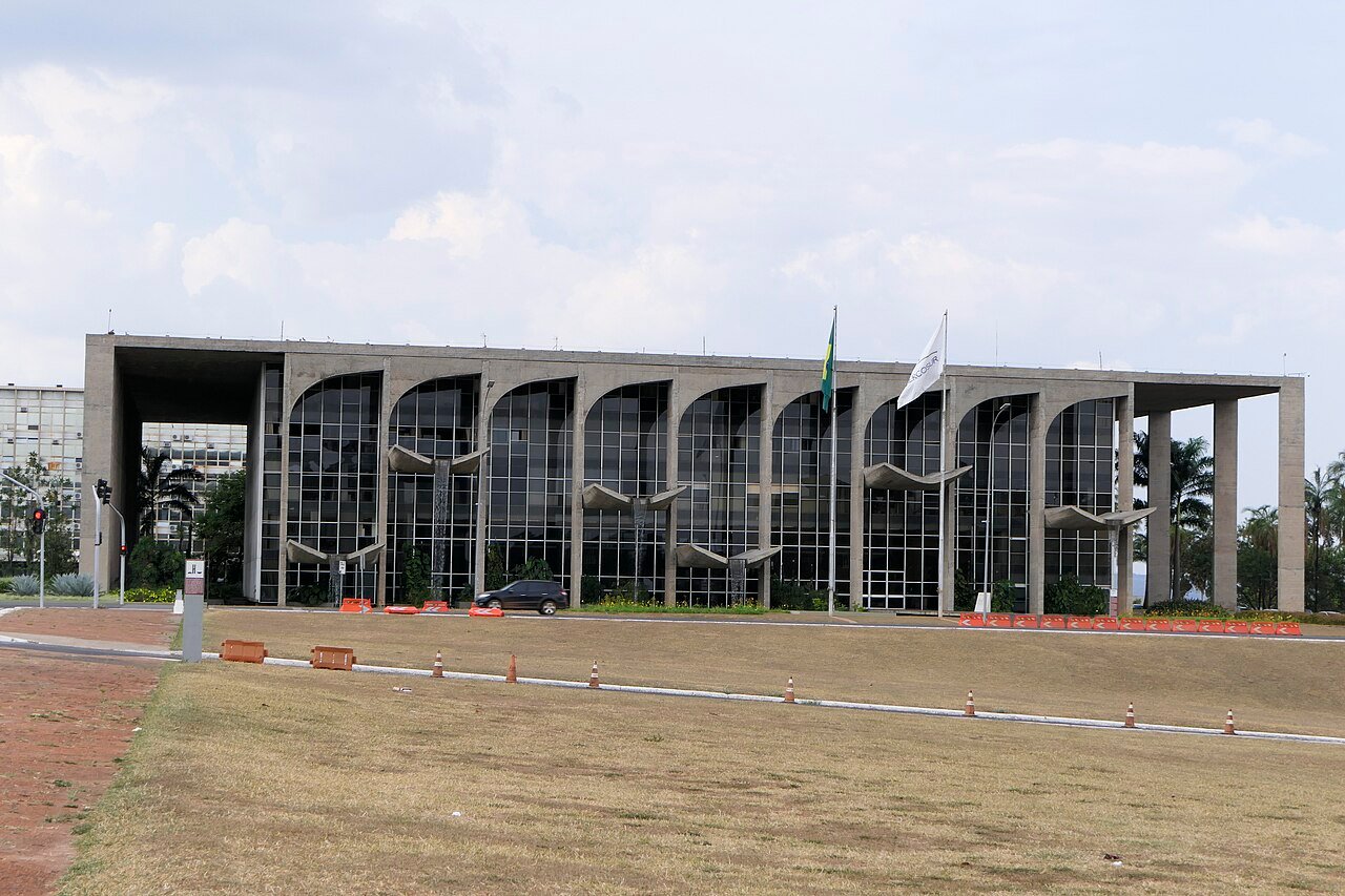 Fachada do Palácio da Justiça, sede do Ministério da Justiça e Segurança Pública, em Brasília