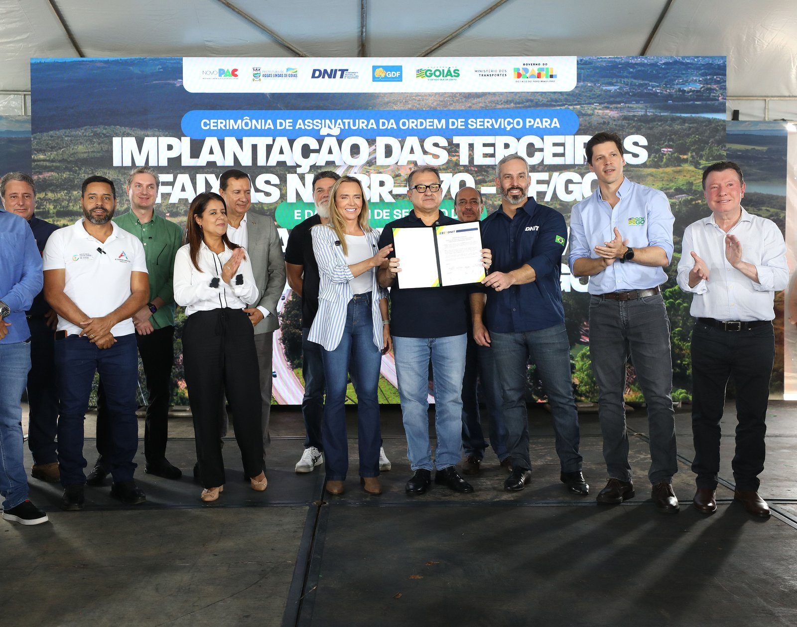 Dnit inicia duplicação da BR-080 e terceira faixa na BR-070 com R$ 152 milhões