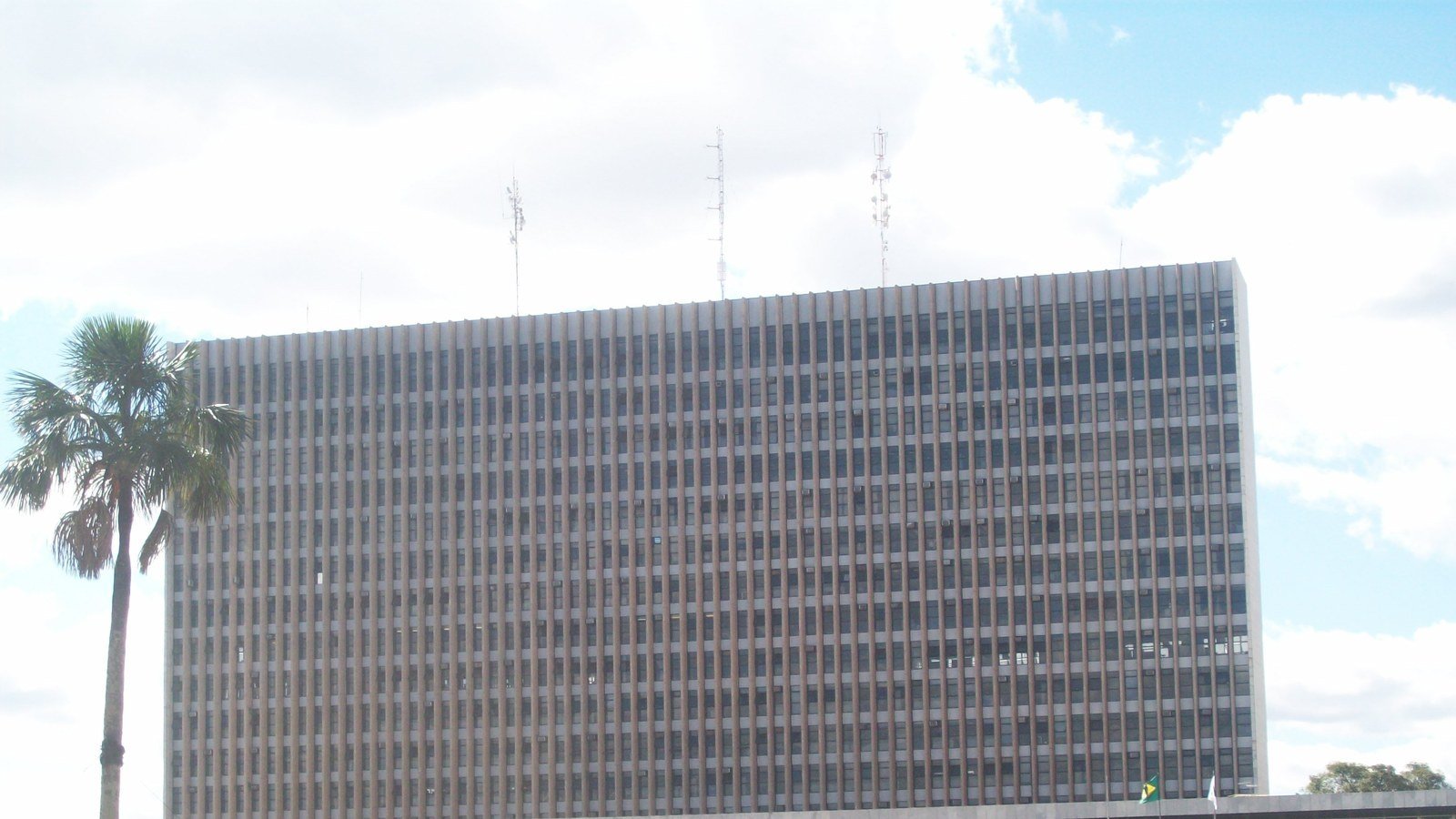 Fachada do Palacio do Buriti, sede do Governo do Distrito Federal, em Brasilia