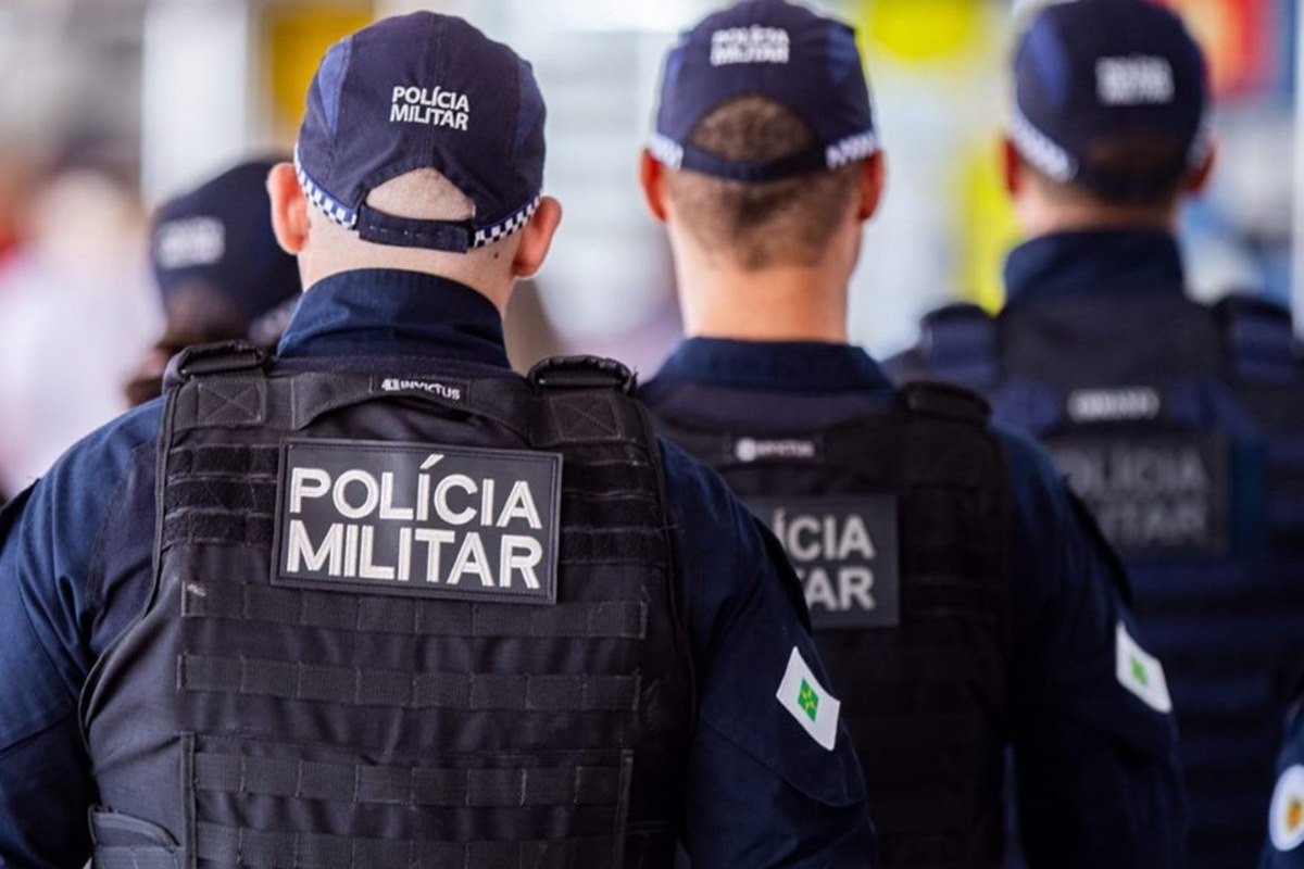 Policiais militares em operação no Distrito Federal