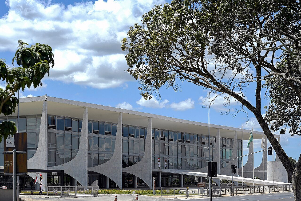 Fachada do Palácio do Planalto, em Brasília
