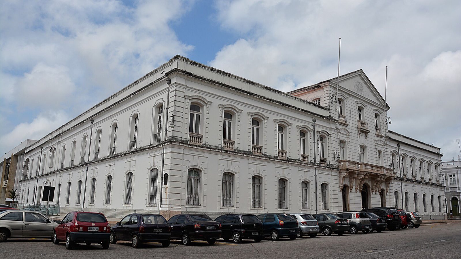 Fachada do Palácio Lauro Sodré, antiga sede do governo do Pará, em Belém