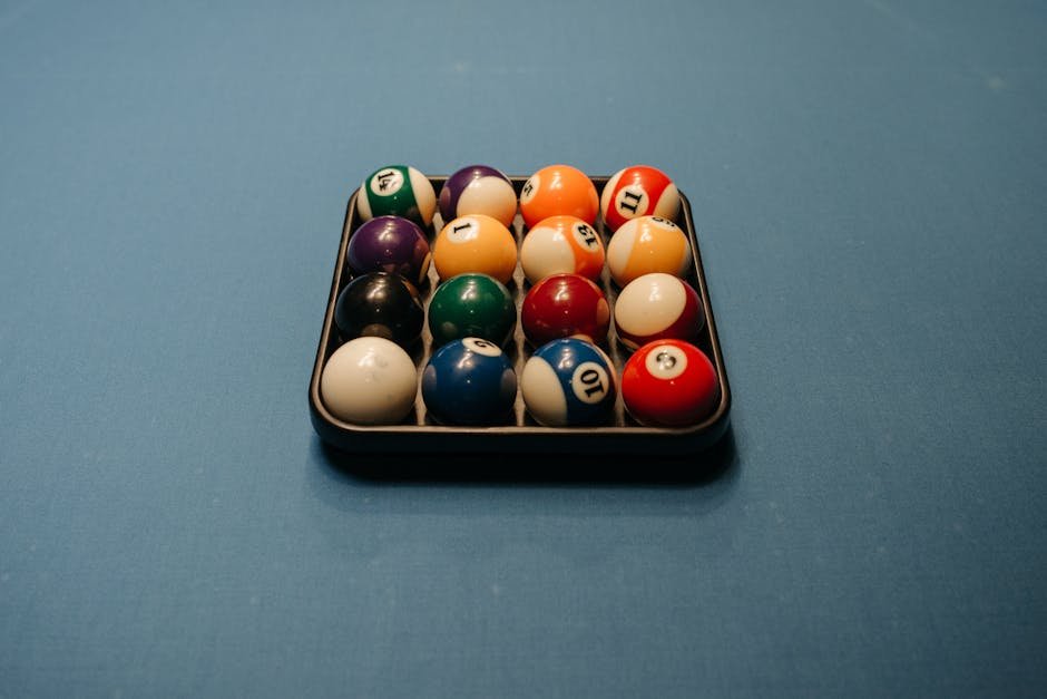 Bolas numeradas em globo de sorteio
