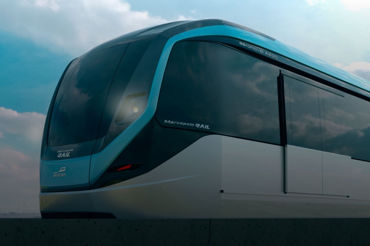 Projeto do trem que liga Águas Lindas de Goiás ao metrô do DF