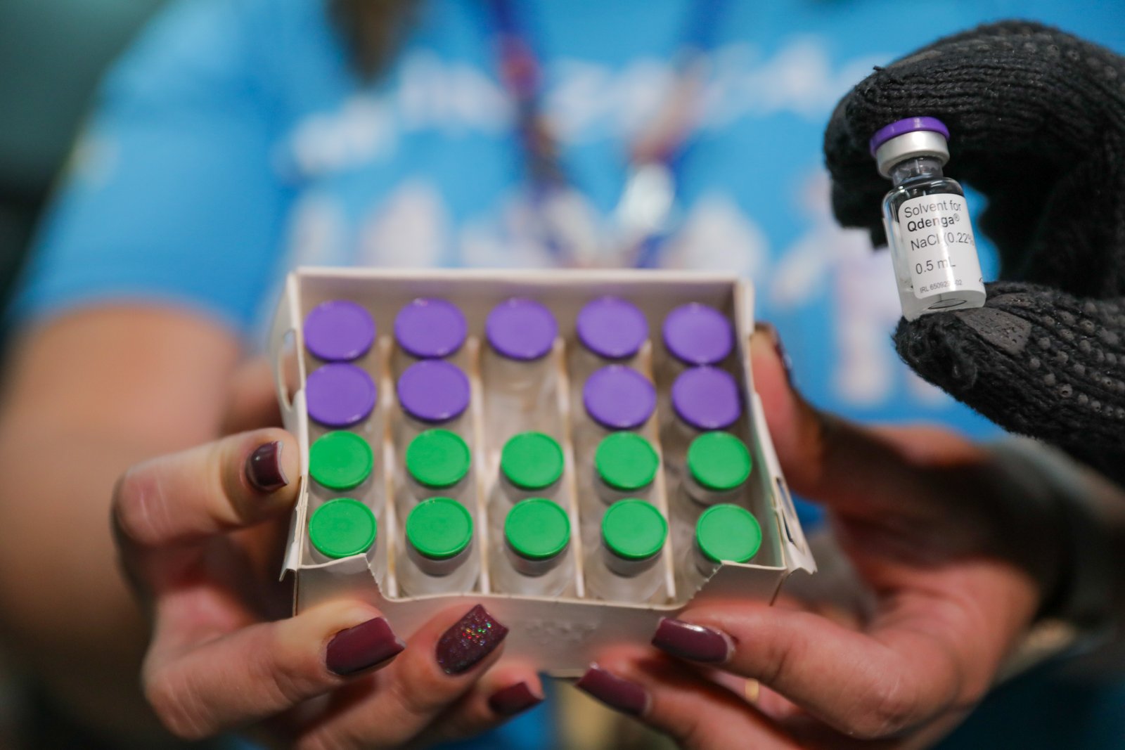 Campanha de vacinacao contra dengue no Distrito Federal