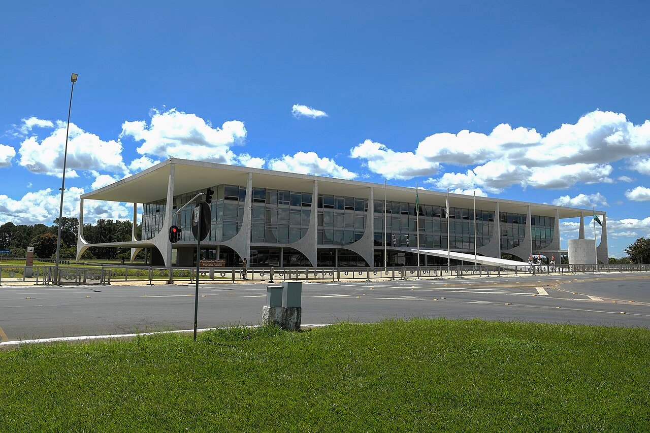 Fachada do Palácio do Planalto, em Brasília